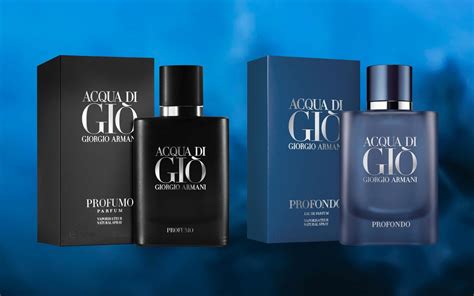 Acqua di Gio vs Profumo Cologne Comparison.